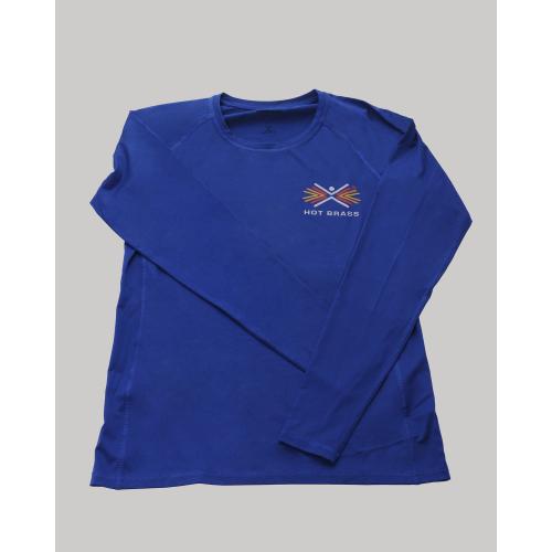 Blue, Long Sleeve Tech Wear