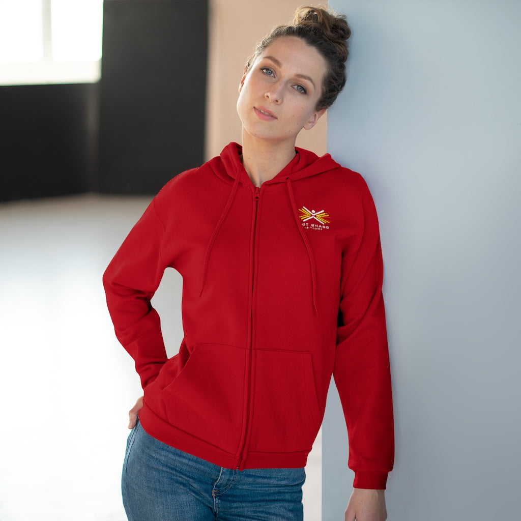 Gun Range Hooded Zip Graphic Sweatshirt