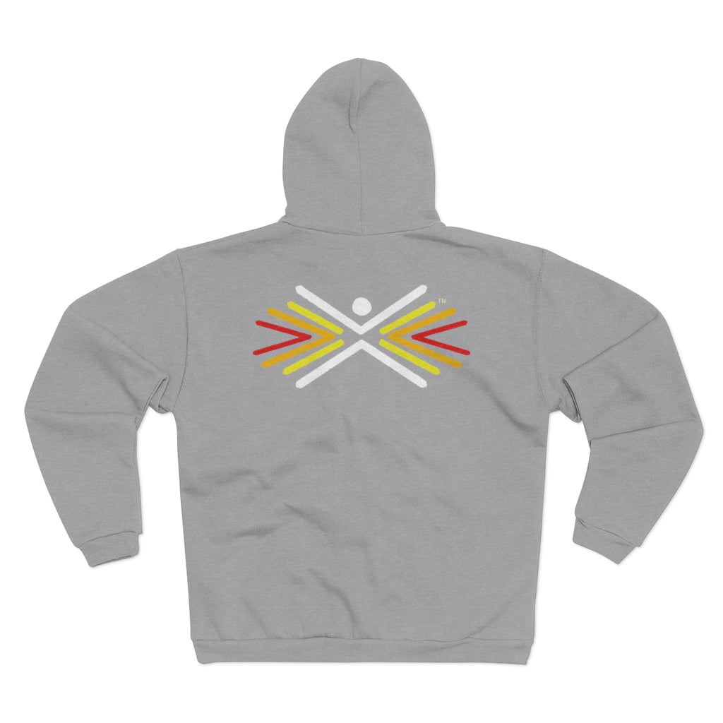 Gun Range Hooded Zip Graphic Sweatshirt