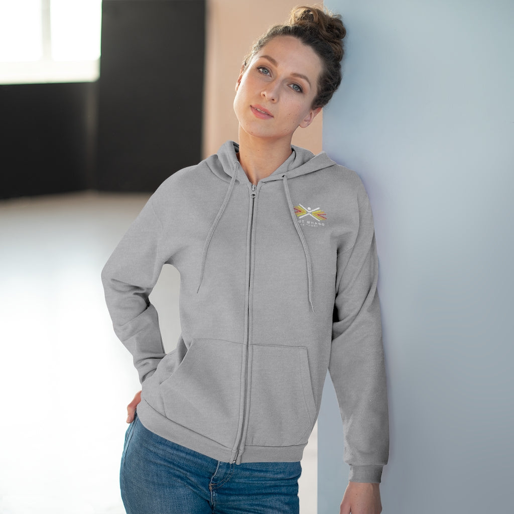 Gun Range Hooded Zip Graphic Sweatshirt