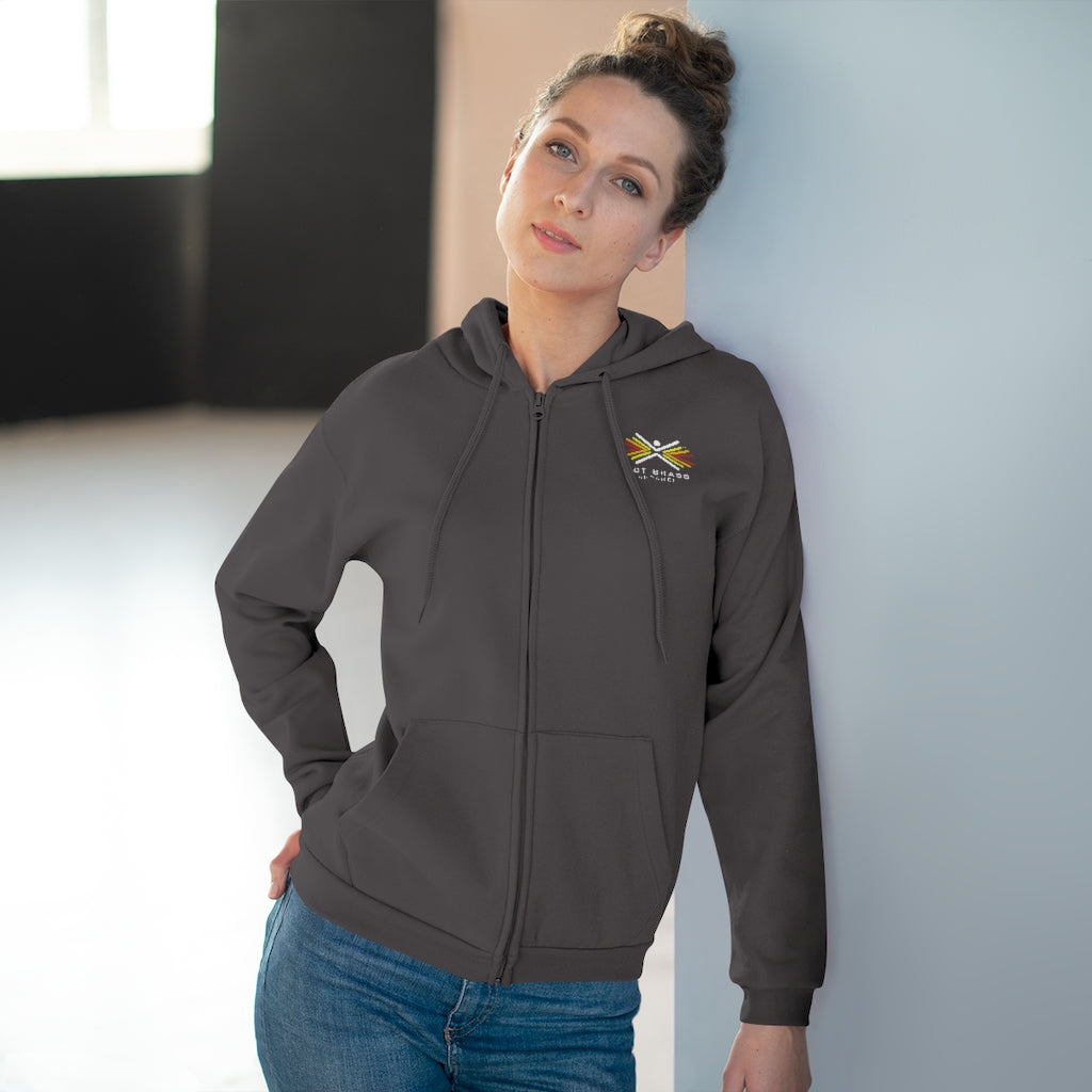 Gun Range Hooded Zip Graphic Sweatshirt