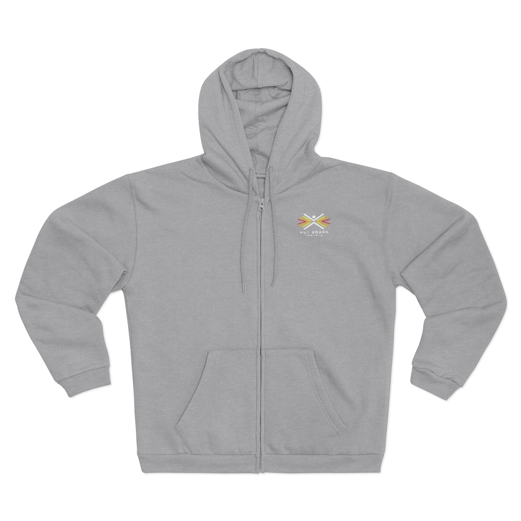 Gun Range Hooded Zip Graphic Sweatshirt