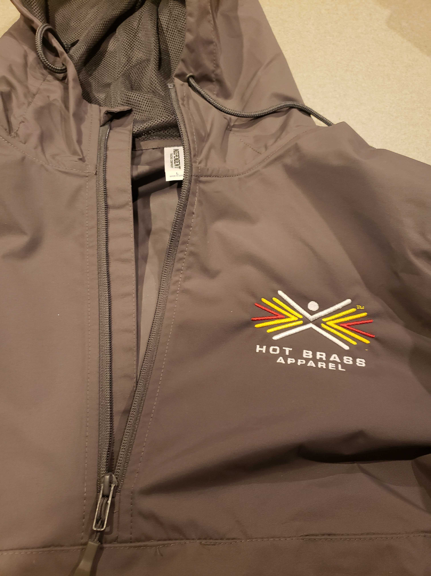 Gun Range Hot Brass Graphic Nylon Anorak