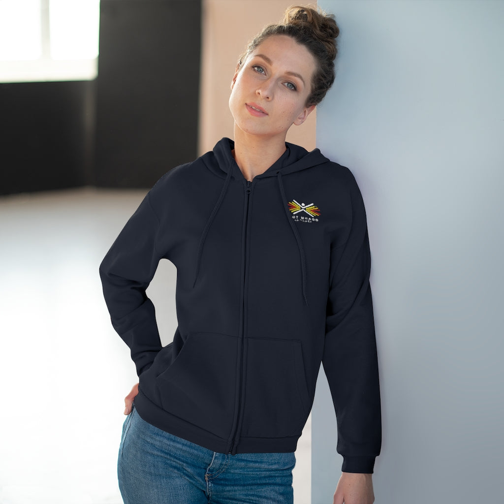 Gun Range Hooded Zip Graphic Sweatshirt