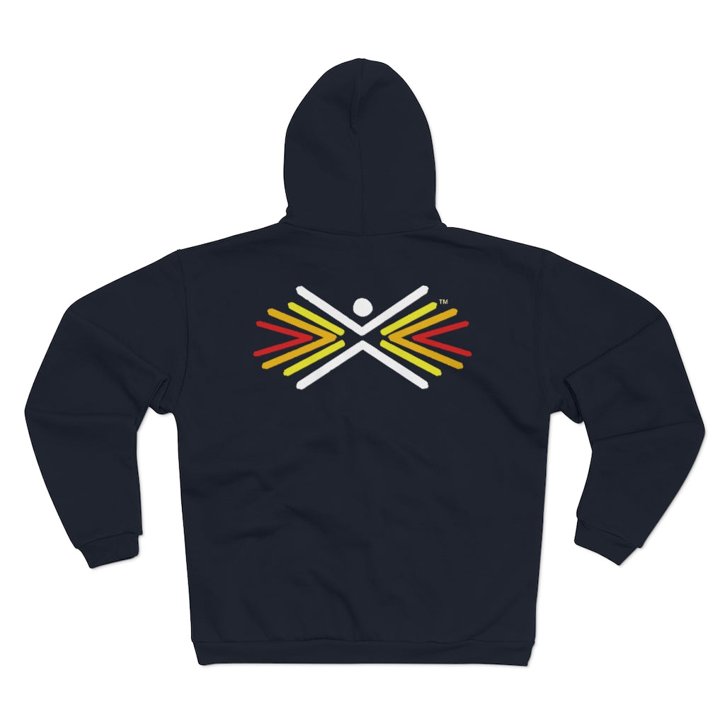 Gun Range Hooded Zip Graphic Sweatshirt