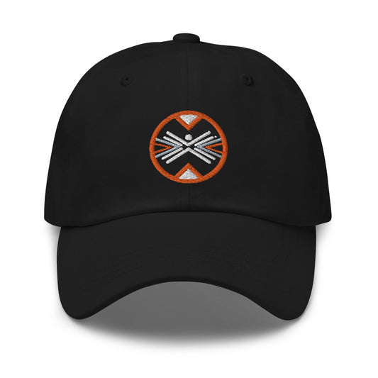 Gun Range Dad Hat with Round Badge