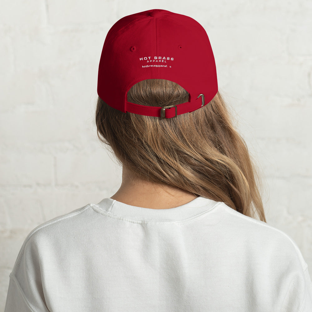 Gun Range Dad Hat with Round Badge