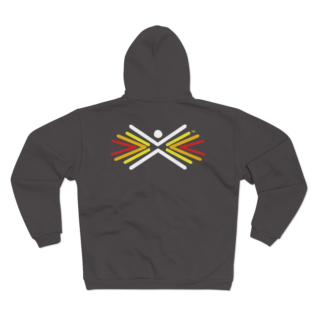 Gun Range Hooded Zip Graphic Sweatshirt