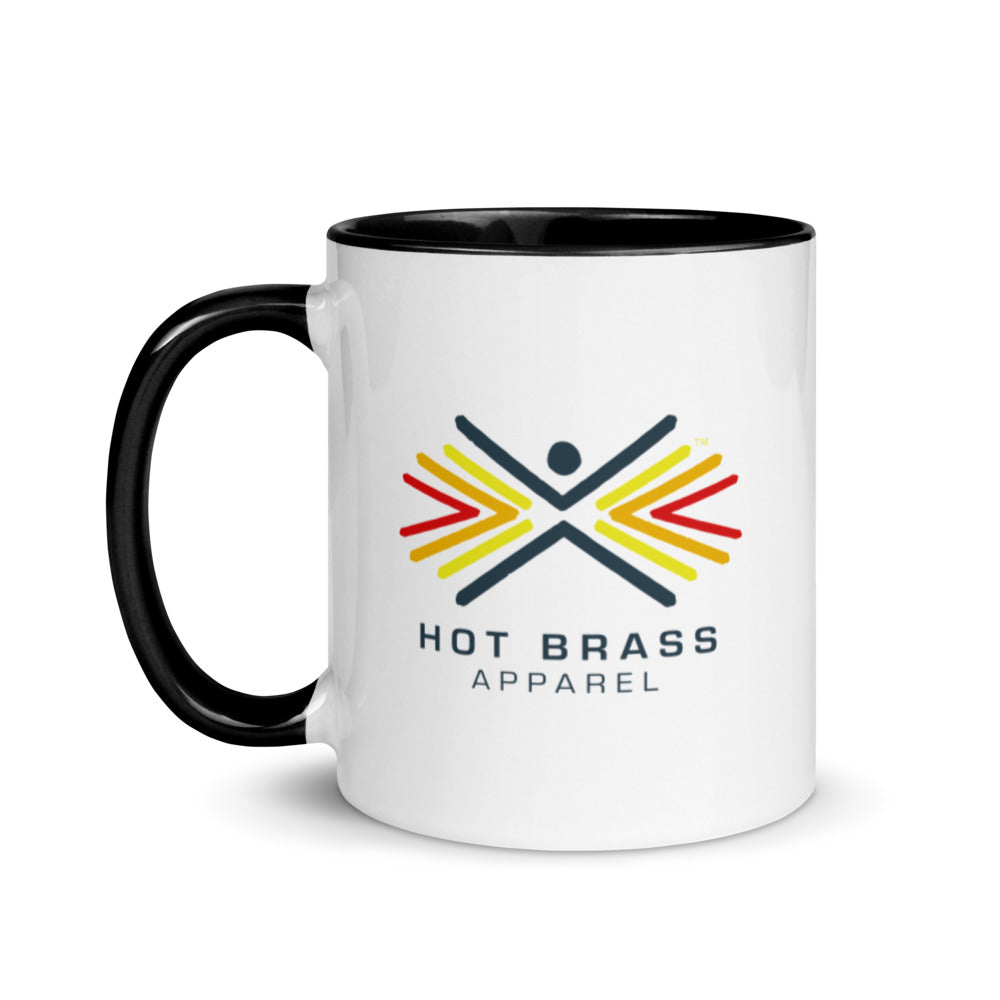 Hot Brass Apparel "Like My Coffee" Mug with Color Inside