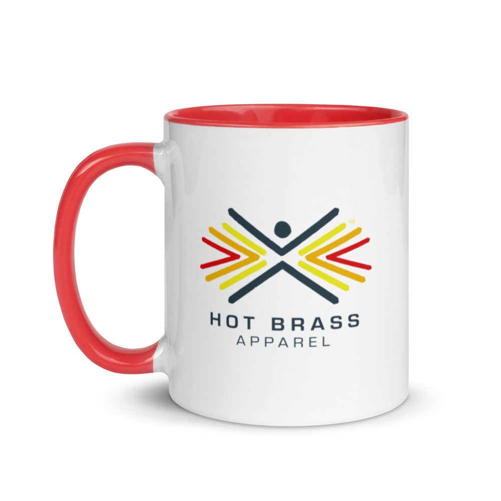 Hot Brass Apparel "Like My Coffee" Mug with Color Inside