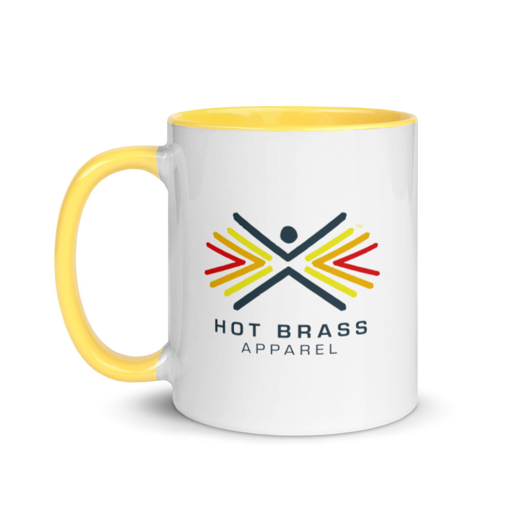 Hot Brass Apparel "Like My Coffee" Mug with Color Inside